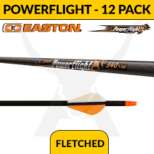 Easton Powerflight Fletched 12 Pack