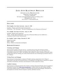 However, this document can also be used by students who would like to apply for apprenticeship, training, and other academic programs. Curriculum Vitae Find Faculty Experts College Of Liberal Arts