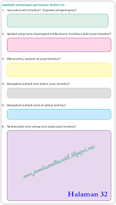 Kunci Jawaban Buku Siswa Kelas 4 Tema 6 Halaman 25 26 28 29 30 31 32 Jawaban Soal Tematik