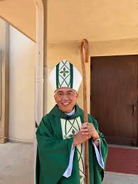 Today we welcomed back our very own, Bishop Brian Nunes, for the ...