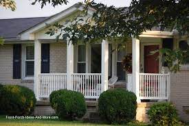 Porch columns can also compliment railings and balustrade systems. Pin On Ranch Home Porches