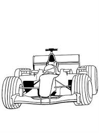 Kleurplaat van een super snelle formule 1 race auto op het circuit. Kids N Fun 22 Kleurplaten Van Formule 1 F1