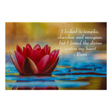 As a lotus flower is born in water, grows in water and. Lotus Flower Quote Art Wall Decor Zazzle