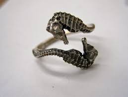Seahorse Ring Etsy Seahorse Jewelry Horse Ring Animal Jewelry