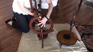 Maybe you would like to learn more about one of these? 5 Antique Spinning Wheel European Parlor Wheel With Two Distaffs And Ivory And Ebony Accents Youtube