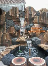 Pin Oleh Dalene Di Tukang Relief Tebing Taman Air Kolam Ikan Ide Berkebun