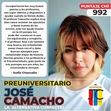 Preuniversitario Jose Camacho (@prejosecamacho) • Instagram photos and  videos