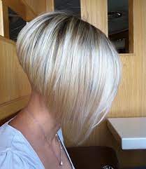 Le carré plongeant court est aussi connu sous son nom anglais de bob. 1001 Idees Carre Plongeant Blond La Tete La Premiere