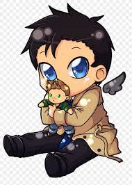 Maybe you would like to learn more about one of these? Castiel Dean Winchester Crowley Drawing Fan Art Png 900x1259px Watercolor Cartoon Flower Frame Heart Download Free