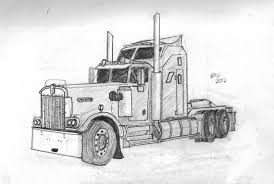 Truck Pencil Drawings Truck Drawings In Pencil Pencil Drawing A5 Size Truck Art Cool Drawings Semi Trucks
