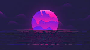 Full hd 1080p neon wallpapers hd, desktop backgrounds 1920x1080. Purple Moon Sunset Neon Hd Wallpaper Wallpaperbetter