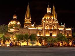 Vista Nocturna De La Catedral De Guadalajara Jalisco Mexico Places To Go Cathedral Guadalajara