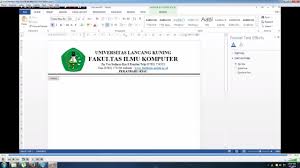 Jika perusahaan anda telah memiliki desain kop surat dalam bentuk file gambar, anda tinggal copy desain kop surat tersebut kemudian simpan di bagian header lembar kerja word. Cara Membuat Kop Surat Di Ms Word How To Create A Letterhead In Ms Word Youtube