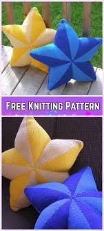 You can go crazy with the colors while crocheting the cute pillows and thus make them look so quirky and fun for your living room decor. Knit Star Pillow Free Knitting Patterns
