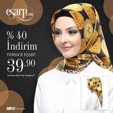 Hijab Esarp Panosundaki Pin