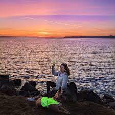 Where In The World Have You Watched The Best Sunset This Was Another Gorgeous Sunset As Seen From My Hometown Yesterday Best Sunset Gorgeous Sunset Sunset