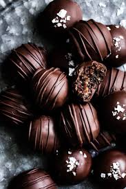 Dark Chocolate Honey Fig Walnut Truffles Recipe Homemade Truffles Honey Chocolate Truffles