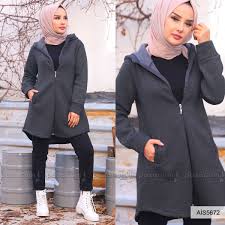 Ais5672 Pazarium Com Tr Tesettur Giyim Bayan Giyim Triko Tunik Elbise Kombin Tesettur Sal Esarp Moda Stilleri Siyah Hirka Triko