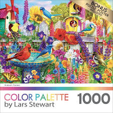 Maybe you would like to learn more about one of these? Cra Z Artcra Z Art Color Palette By Lars Stewart 1000 Piece Jigsaw Puzzle Birdbath Garden Dailymail