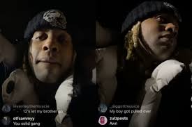 Lil Durk Goes On Instagram Live While Getting Pulled Over Xxl