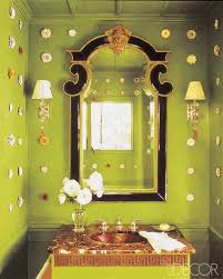 Trend Alert Colorful Bathroom Designs By Elle Decor Green Rooms Glamorous Bathroom Emerald Green Rooms