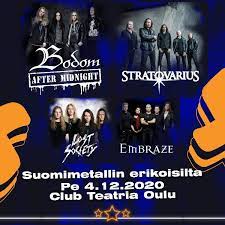 Bodom after midnight, embraze, lost society, stratovarius. Bodom After Midnight Announce Live Date With Stratovarius Lost Society And Embraze In Oulu Finland Bravewords