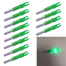 Aliexpress Com Buy 12pcs 6 2mm Green S Lighted Nocks Led Lighted Arrow Nock For Hunting Shooting Recurve Bow Crossbow Compoun Arrow Nocks Recurve Bow Hunting