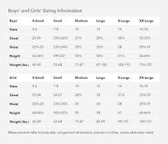 Patagonia Kids Size Chart Kids