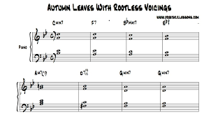 How To Apply 10 New Piano Chords To The Jazz Tune Autumn Leaves