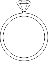 Black And White Diamond Ring Clipart Diamond Ring Line Art Free Clip Art Diamond Outline Precious Stones Rings Pink Wedding Rings