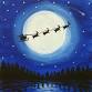Paint Nite: Christmas Moonlight event in Boston, MA