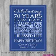 As is also true of moms, there is not just one type of dad. 70th Birthday Customized Sign Birthday Gift Idea 70 Years Etsy In 2021 Birthday Gifts For Grandma Dad Birthday Gift 70th Birthday Gifts