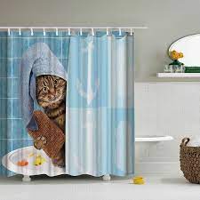 Enjoy massive discounts on the best shower curtain products: Lovely Cat Printing Shower Curtain Polyester Waterproof Cloth Shower Curtains Bathroom Curtain Bathing Curtain Bath Room Curtain Shower Curtains Aliexpress