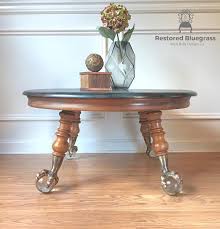 Antique Brass Claw And Glass Ball Foot Coffee Table With Antique Coffee Tables Glass Ball Beautiful Furniture