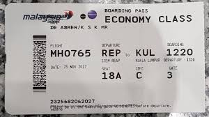 We have great deals on all inclusive siem reap holidays at lastminute.com. Boarding Pass Picture Of Malaysia Airlines Tripadvisor