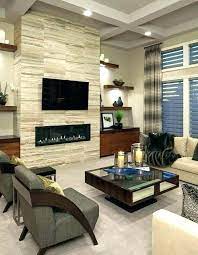 Placing the tv and fireplace in one spot also creates a single focal point, which can really simplify your furniture arrangement, since you aren't trying to structure your room layout around two potentially competing focal points. 14 Modern Tv Wall Mount Ideas For Your Best Room Archlux Net Small Modern Living Room Small Living Rooms Living Room Decor Apartment