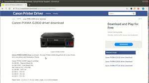 Canon pixma g2000 driver downloads for. Canon Pixma G2000 Driver Youtube