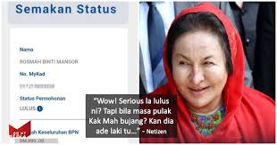 Keluarkan aja kalau memang ada, tantangnya. Ramai Terkedu Rosmah Mansor Berstatus Layak Terima Bantuan Bpn Rm800