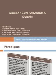 Ppt Membangun Paradigma Qurani