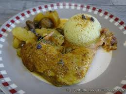 Cuisine En Folie Poulet Marengo A La Sarriette Au Thym Et Au Romarin Frais Poulet Marengo Poulet Avocat Farci Aux Crevettes