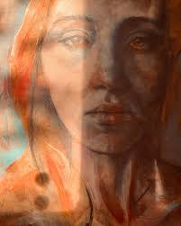 The Clown. Acrylic and oil pastels