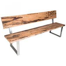 Bank massivholz mit lehne fritz in eckbänke mit lehne, eckbank, sitzmöbel. Sitzbank Aus Holz Mit Lehne In Edelholz Design Optik