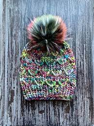 The Looking Glass Hat Pattern By Jill Demarco Malabrigo Rasta Malabrigo Rasta Arco Iris Hat Pattern