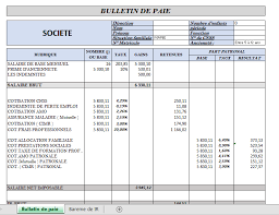 Bulletin De Paie Excel - Methode De Calcul