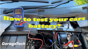 Touch the black multimeter lead to the negative battery cable and the red lead to the positive battery cable. How To Check A Car Battery Simple Test With A Multimeter Youtube