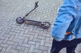 And, at $500, the levy is one of the best electric scooters at this price. A Broken Electric Scooter Lies On The Pavement On A City Street Stock Photo Picture And Royalty Free Image Image 142464078