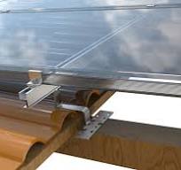 Sistema de estructura de montaje de techo de tejas solares ...