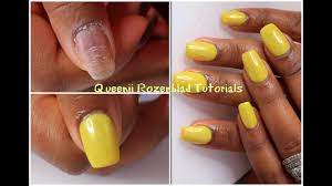 To remove, you need 100% acetone, sutton said. How I Apply My Acrylic On Natural Nails Queenii Rozenblad Youtube