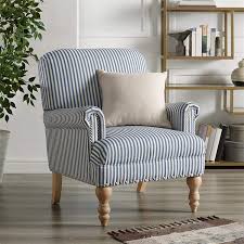 Coastal Accent Chairs And Beach Themed Accent Chairs Beachfront Decor Blue Accent Chairs Furniture Stripe Accent Chair