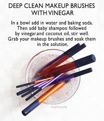 Deep Clean Makeup Brushes With Vinegar Bestoftips Howtocleanmakeupbrushes How To Clean Makeup Brushes Clean Makeup Deep Cleaning